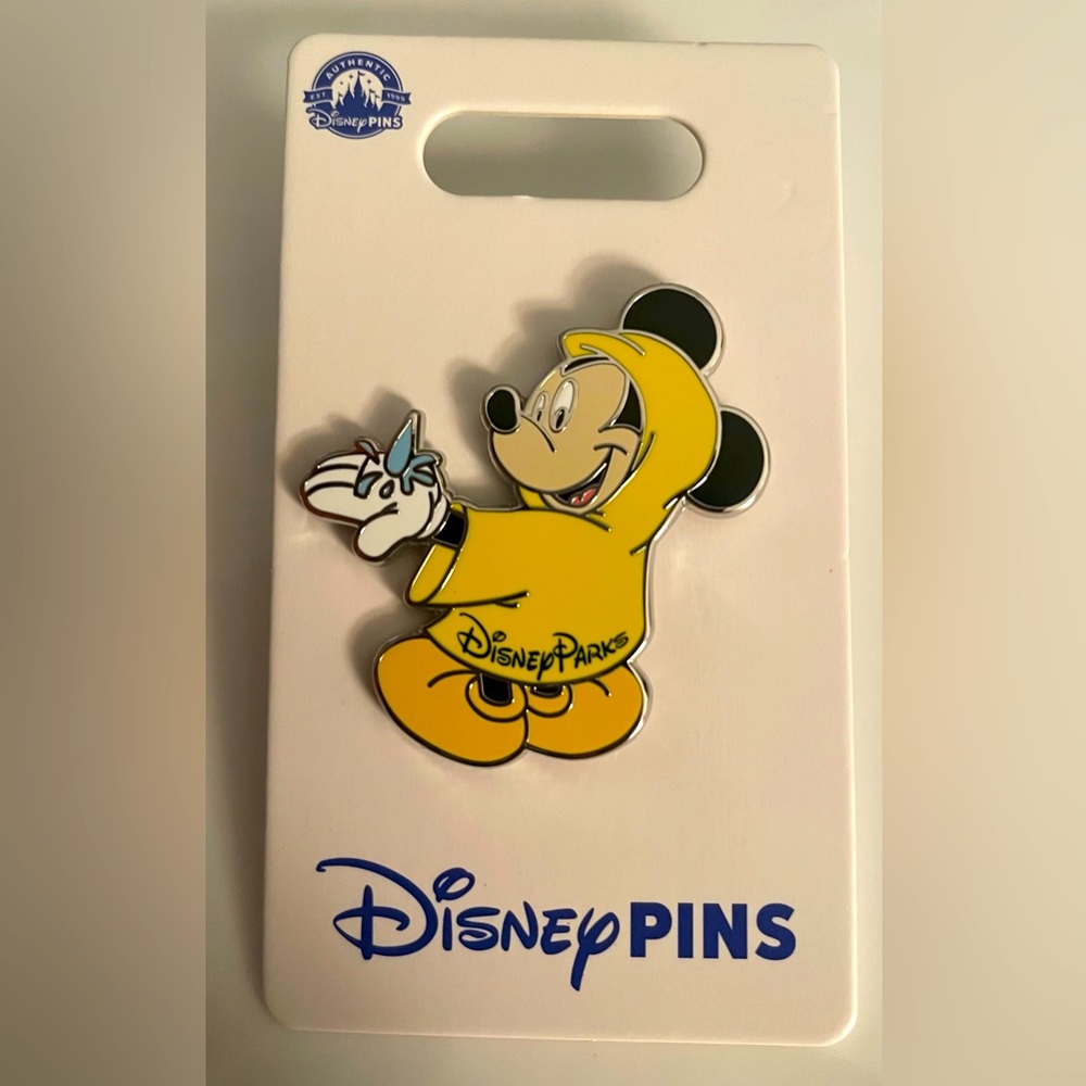 Disney Mickey Mouse in Yellow Raincoat  - NEW
